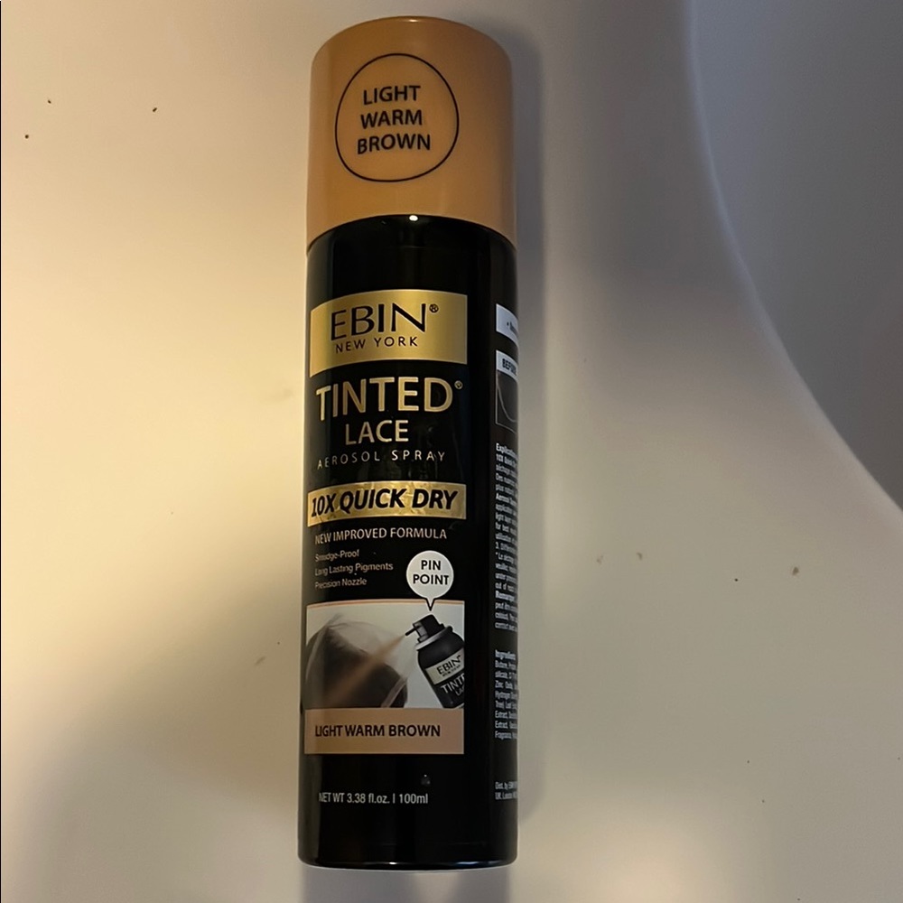 Tinted Lace Aerosol Spray - Light Warm Brown